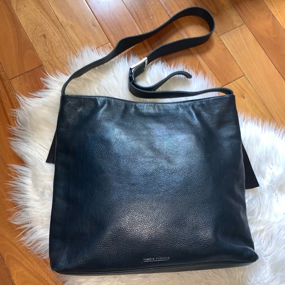 Marie Turnor Spacious The Ruffle Suede Leather Shoulder Bag - Picture 3 of 12